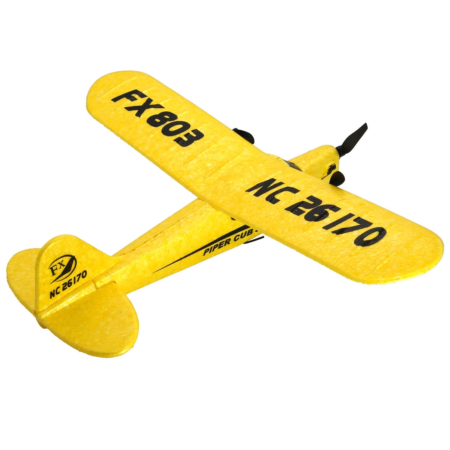картинка Радиоуправляемый самолет Piper Cub J3 для начинающих 2.4G - FX803-YELLOW 