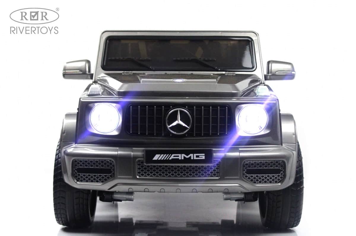 картинка Детский электромобиль Mercedes-Benz G65 (E111EE) серый глянец 