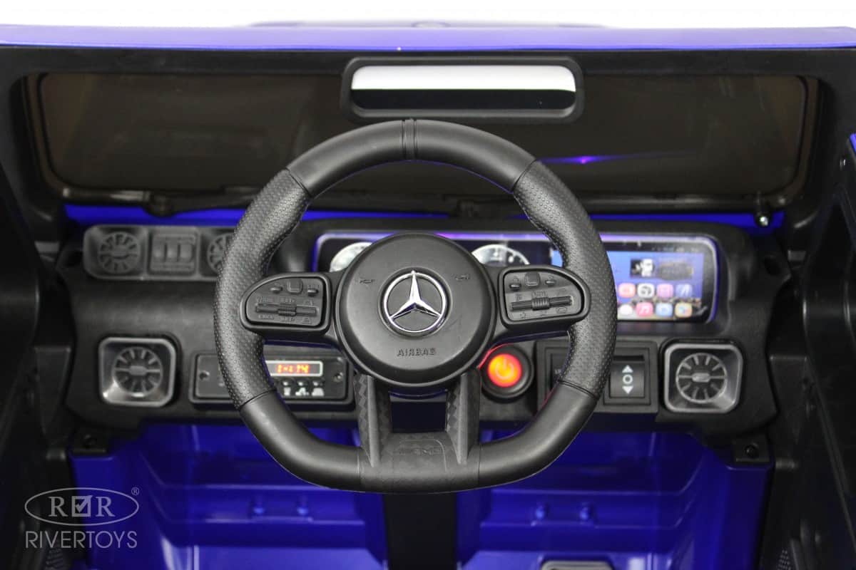 картинка Детский электромобиль Mercedes-Benz G63 (K999KK) синий глянец 
