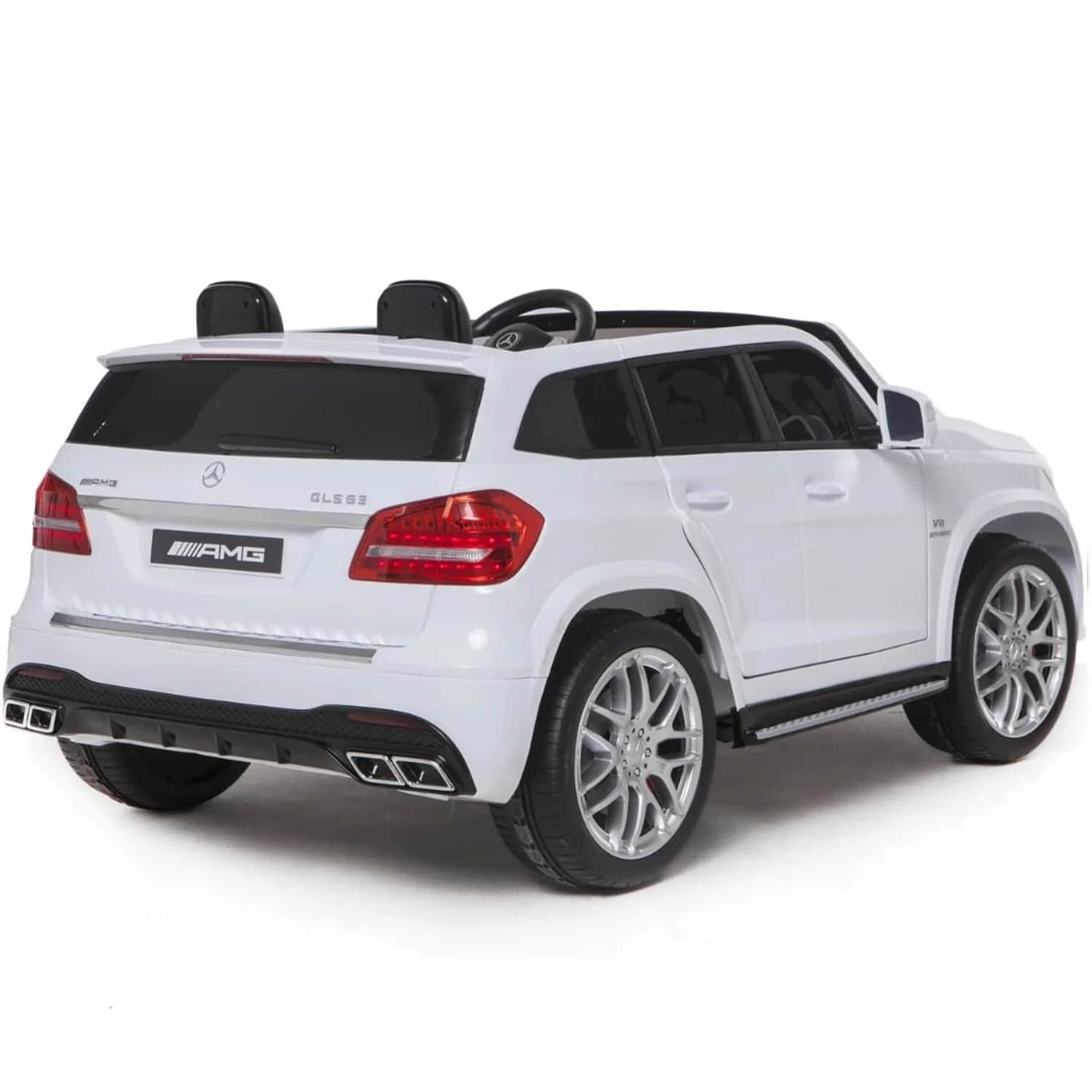 картинка Электромобиль Mercedes Benz GLS63 (белый, 4WD, 12V) - HL228 