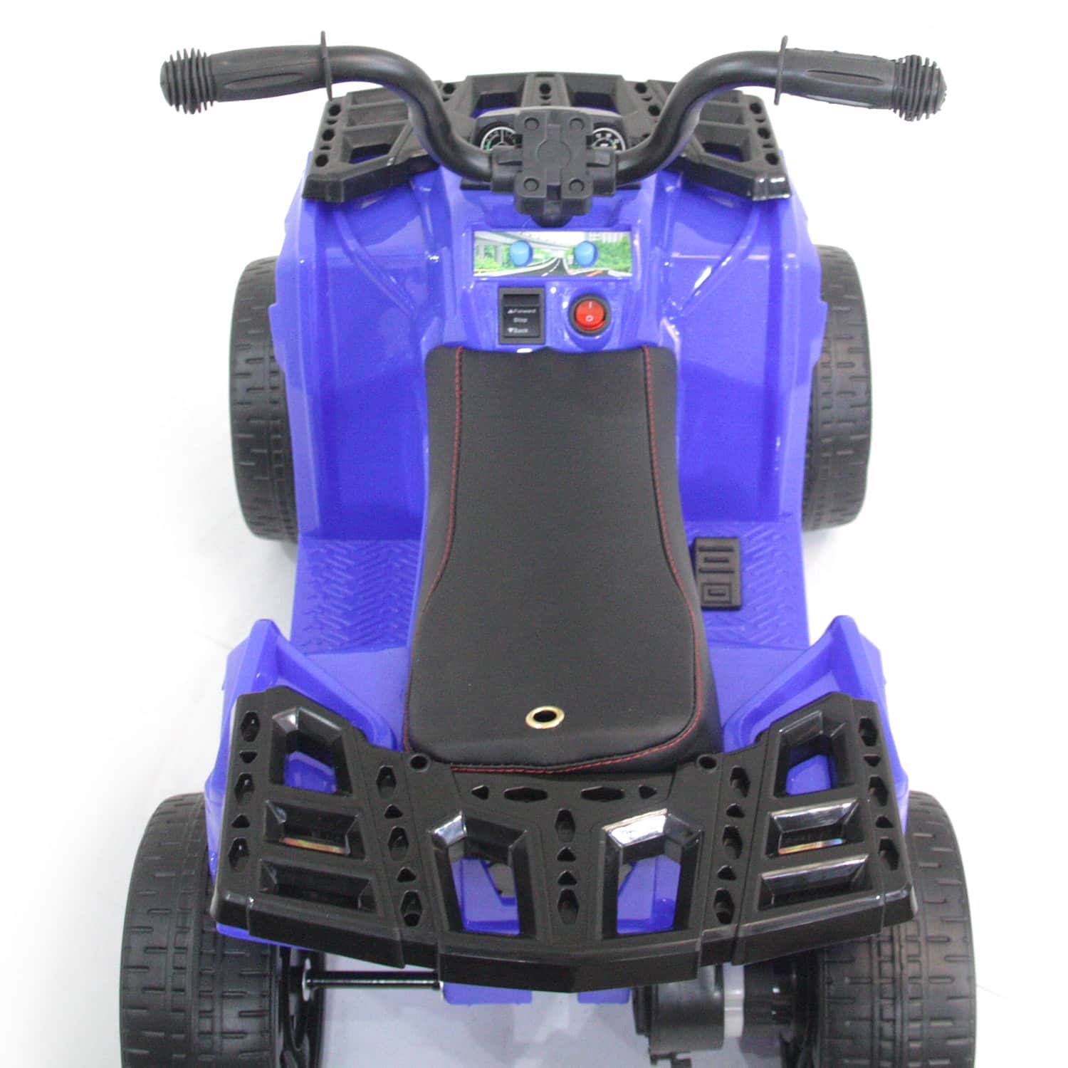 картинка Детский квадроцикл R1 на резиновых колесах 6V - 3201-BLUE 