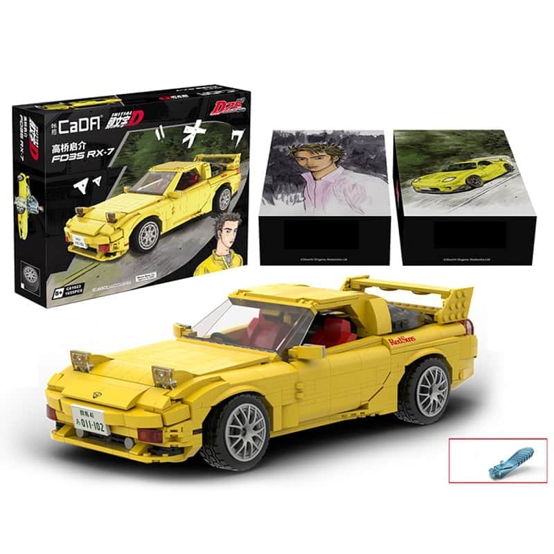 картинка Конструктор CADA Mazda RX-7 FD3S, 1655 деталей - C61023W 