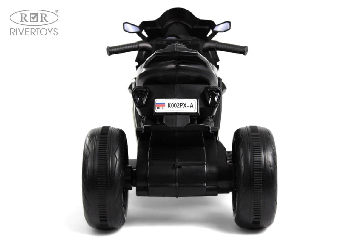 картинка Детский электротрицикл K002PX-A черный 