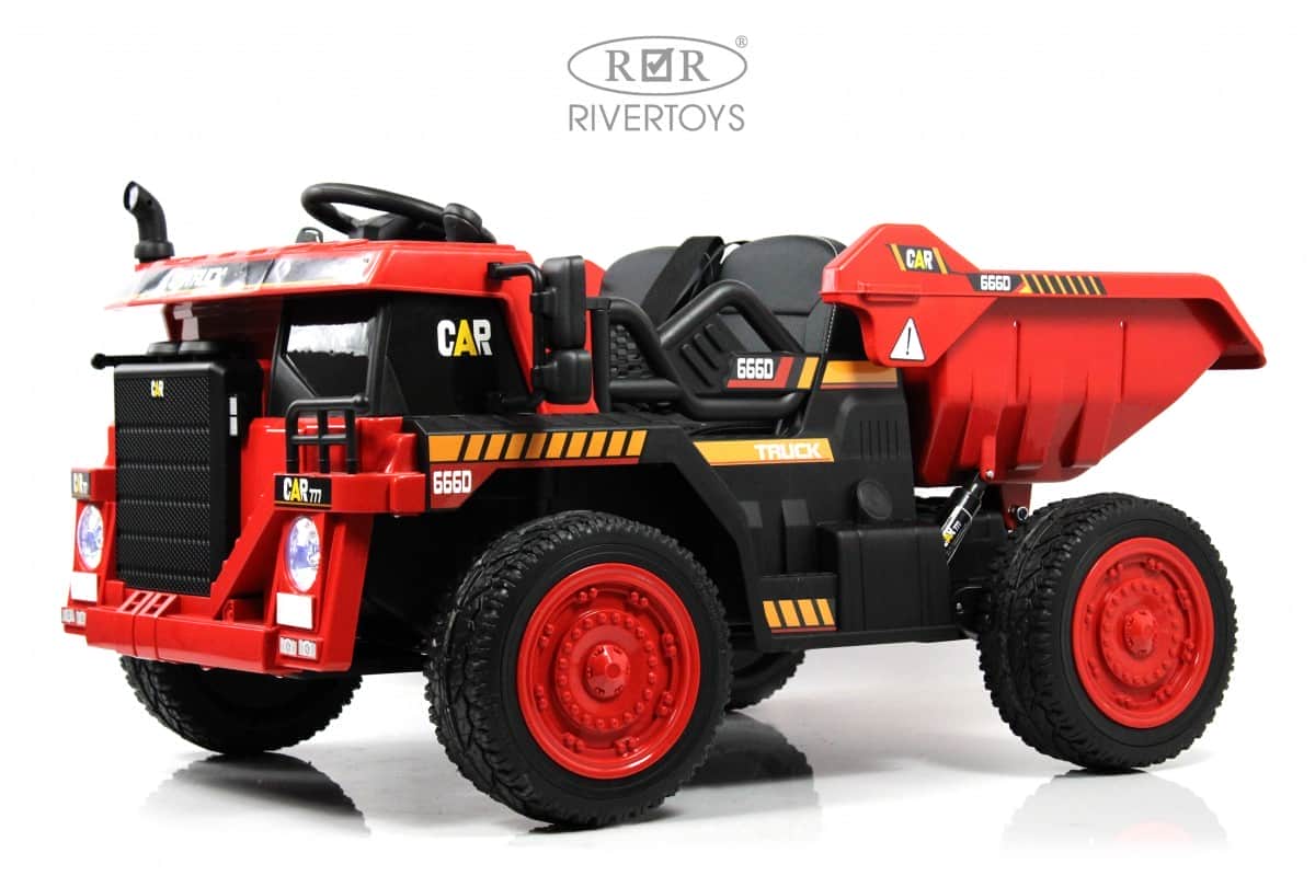 картинка Детский электромобиль C444CC темно-красный 