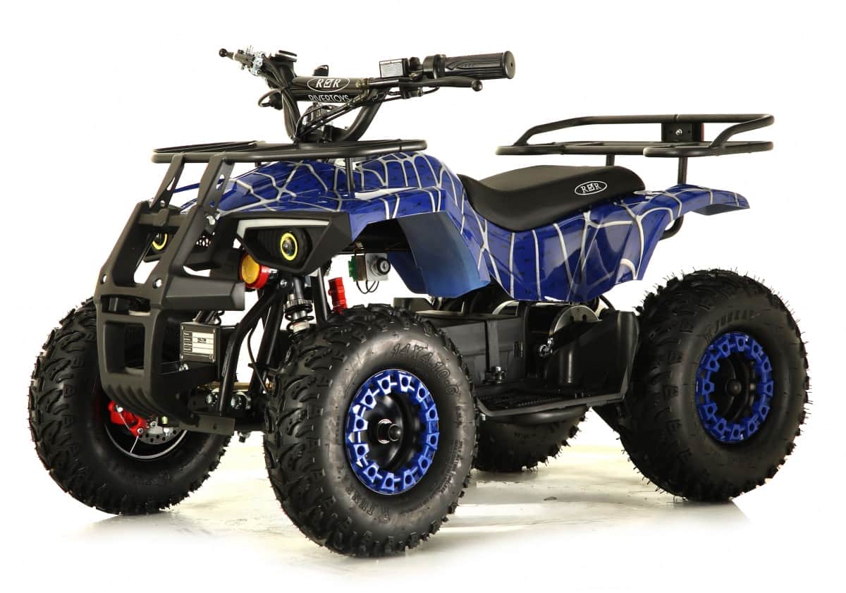 картинка Детский электроквадроцикл TIKI LUX синий Spider 