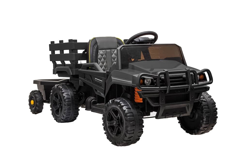 картинка Детский электромобиль Bettyma квадроцикл с прицепом 2WD 12V - BDM0926-BLACK 