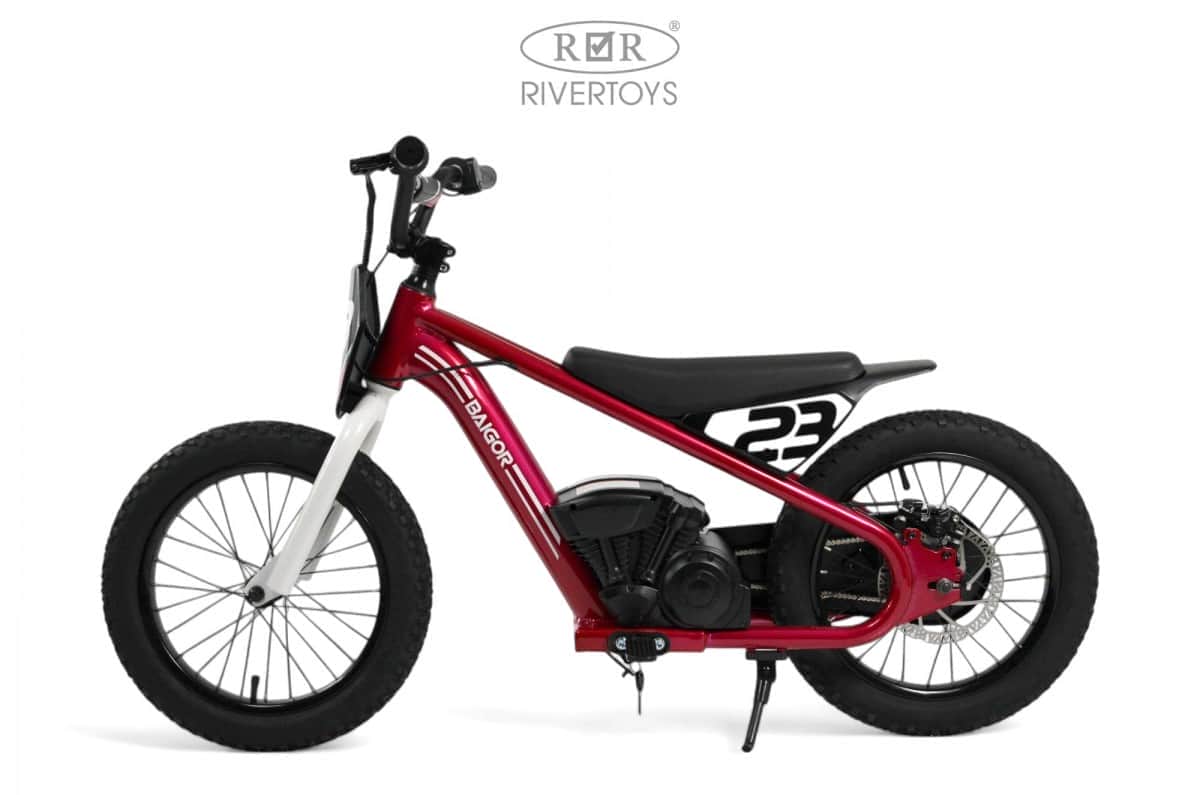 картинка Детский электромотоцикл A001AA фиолетовый 