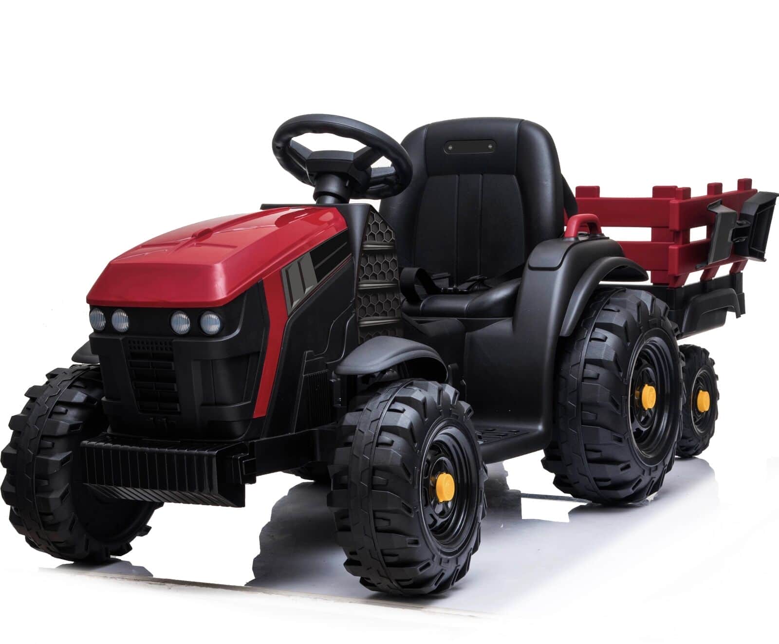 картинка Детский электромобиль Bettyma трактор с прицепом 2WD 12V - BDM0925-RED 