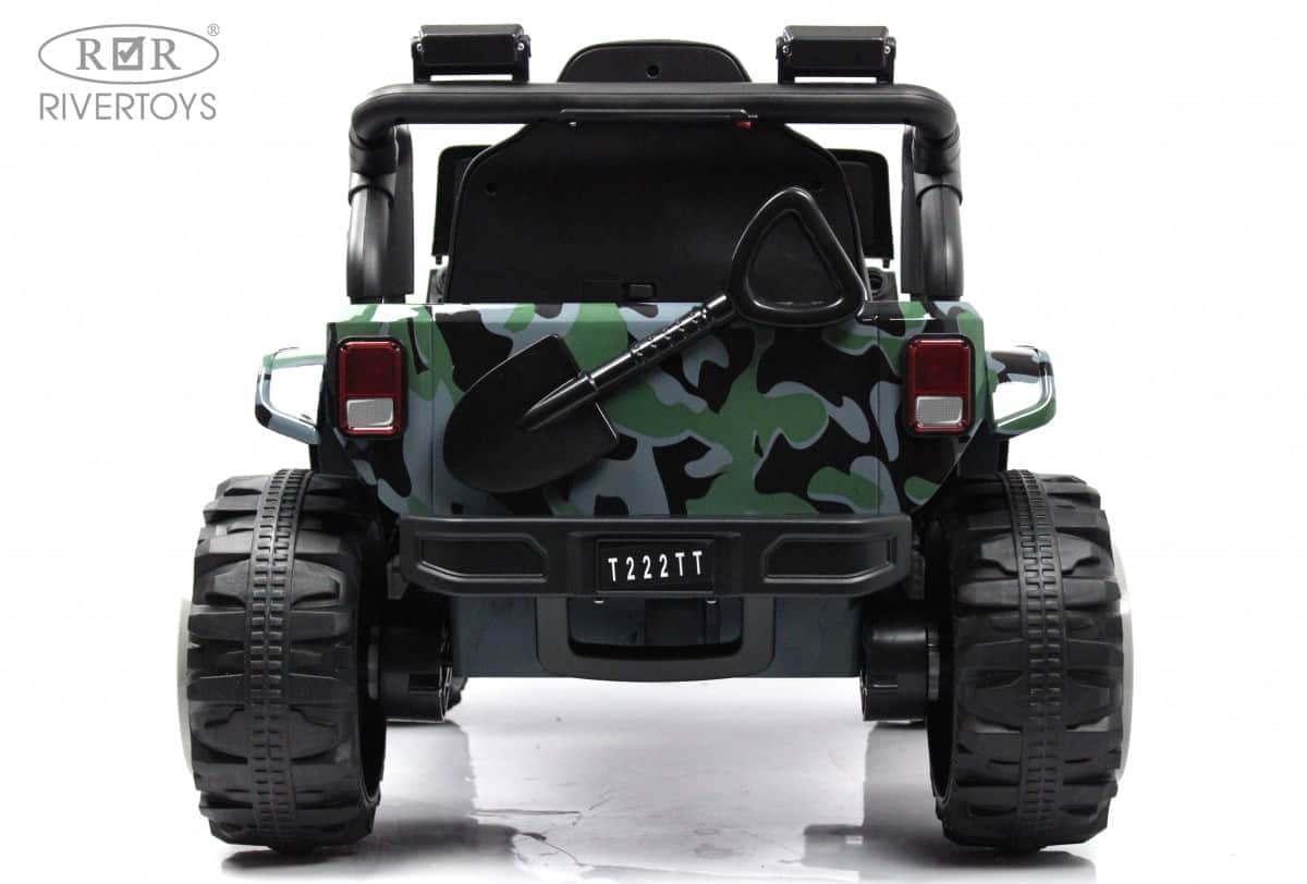 картинка Детский электромобиль T222TT 4WD камуфляж 