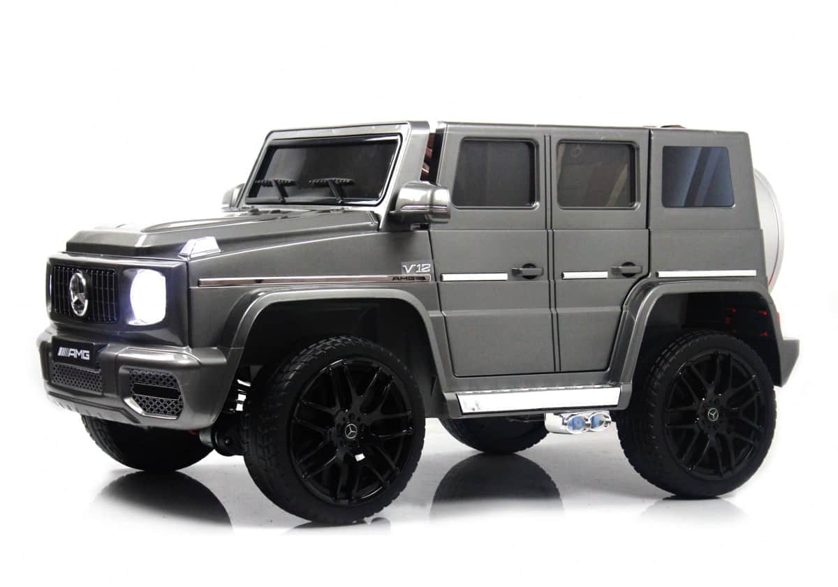 картинка Детский электромобиль Mercedes-Benz G65 (E111EE) серый глянец 