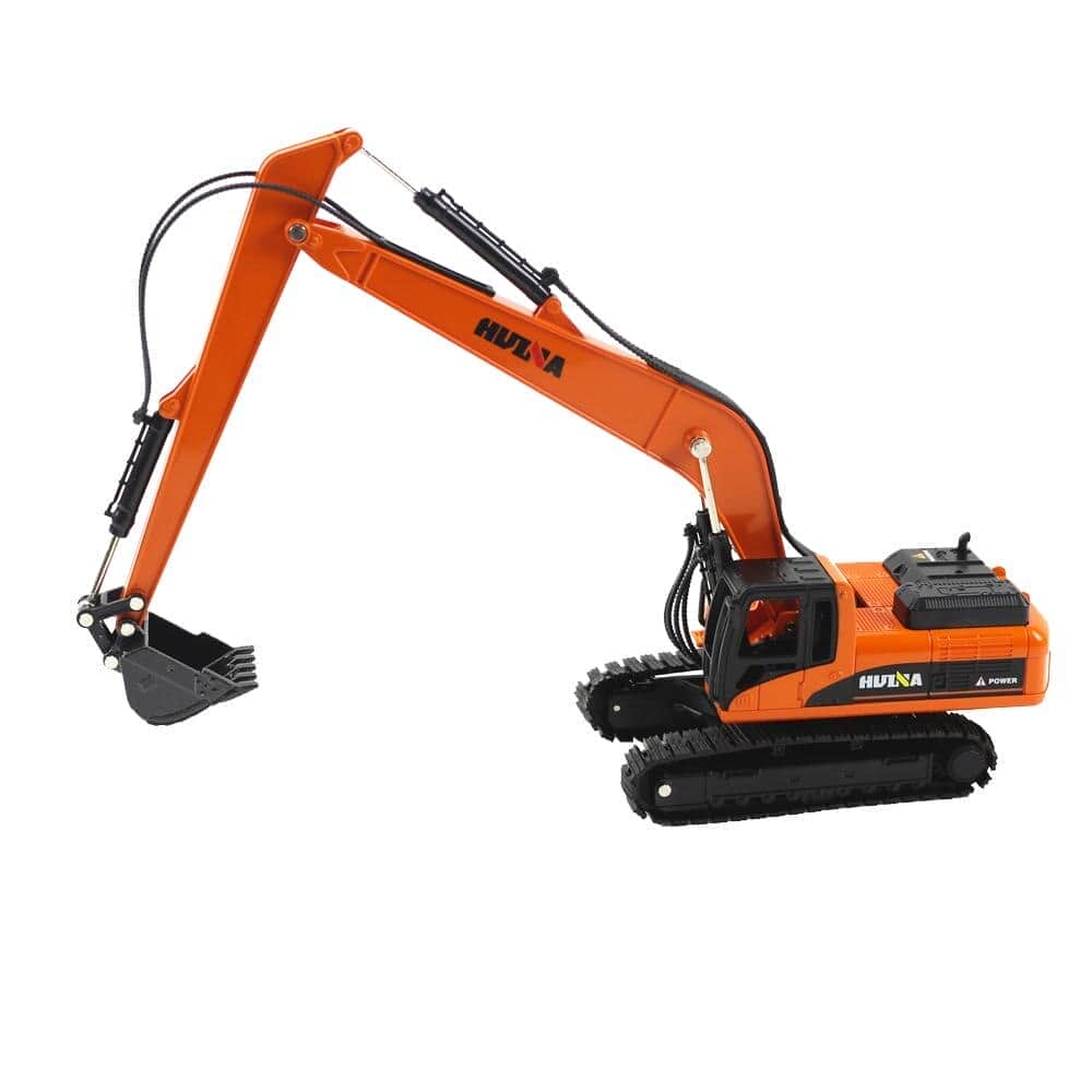 картинка Металлический гусеничный экскаватор HuiNa Toys 1:50 - HN1722-ORANGE 