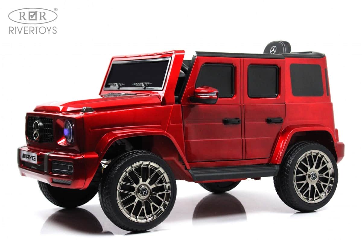 картинка Детский электромобиль Mercedes-AMG G63 4WD (G333GG) красный глянец 