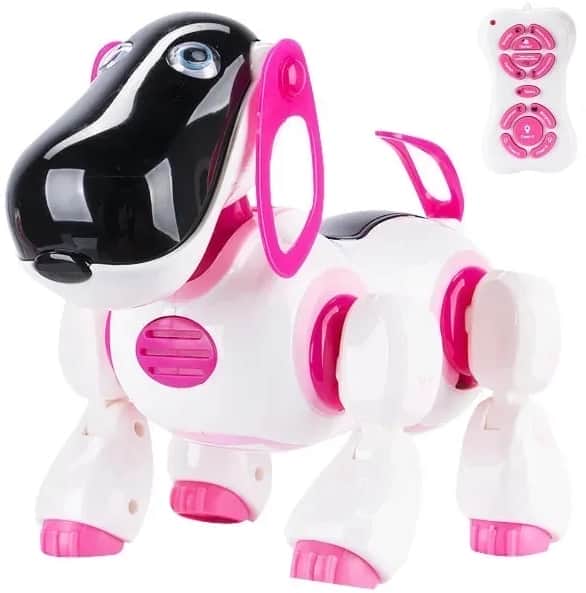 картинка Радиоуправляемая собака Киберпес Ки-Ки Розовый - ZYA-A3008-PINK 