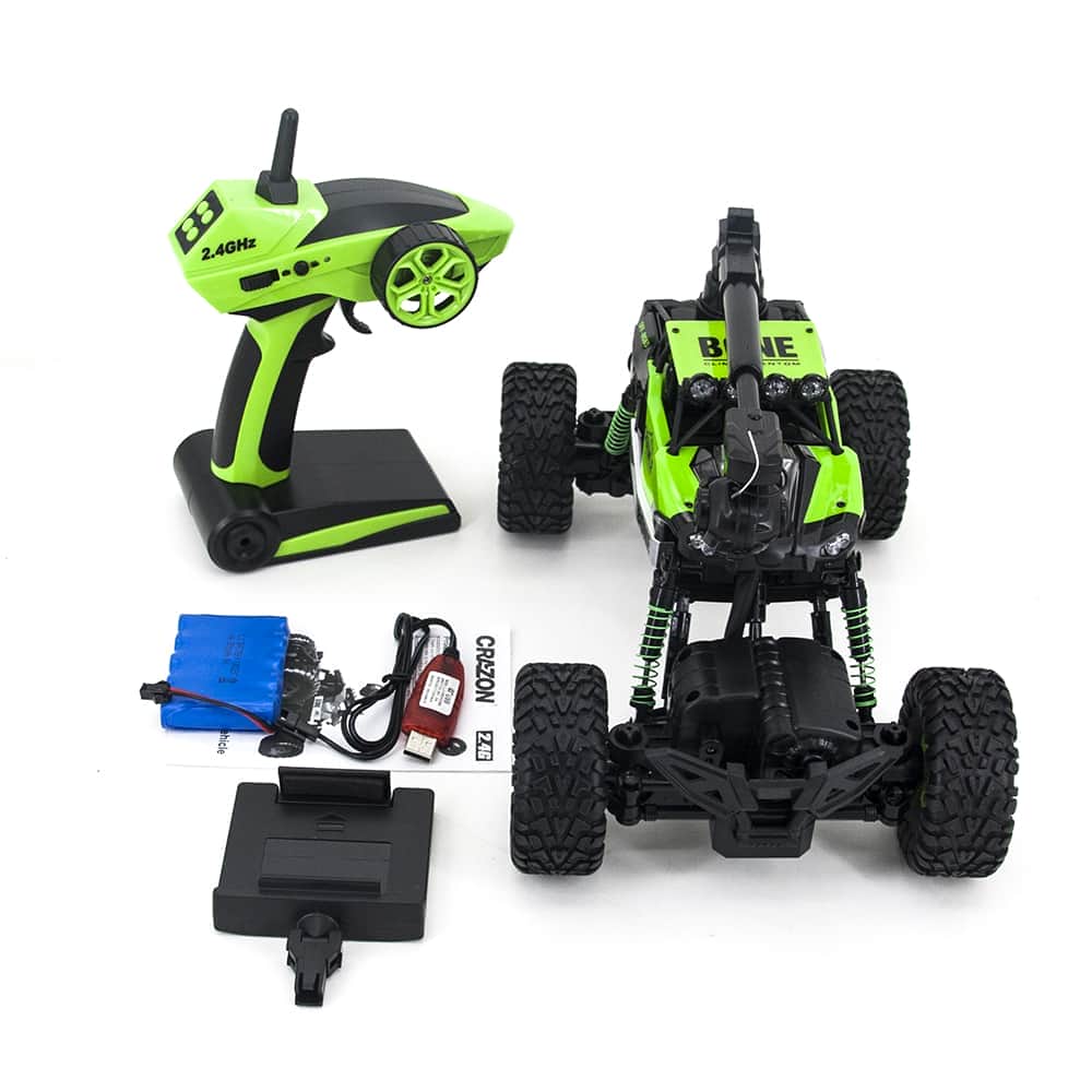 картинка Радиоуправляемый краулер-амфибия Crazon Green Crawler 4WD c WiFi FPV камерой - 171603B-G 