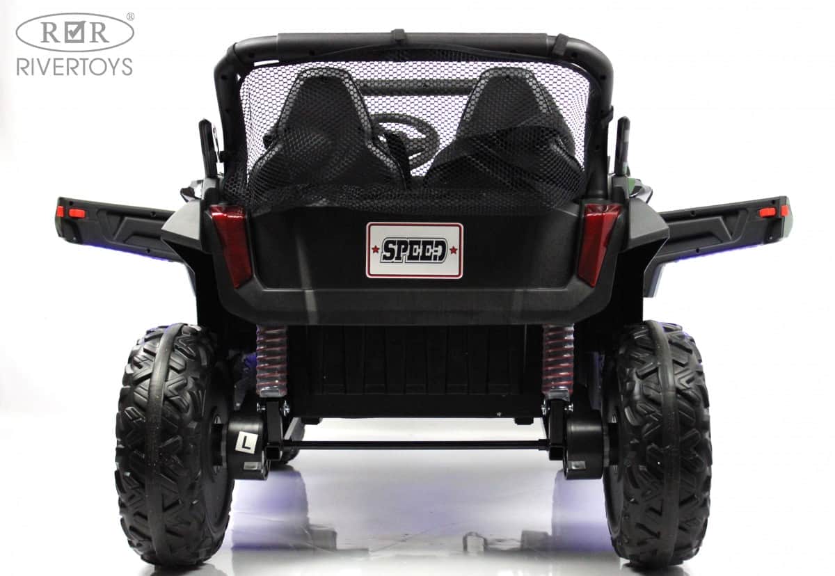 картинка Детский электромобиль T777TT 4WD зеленый камуфляж 