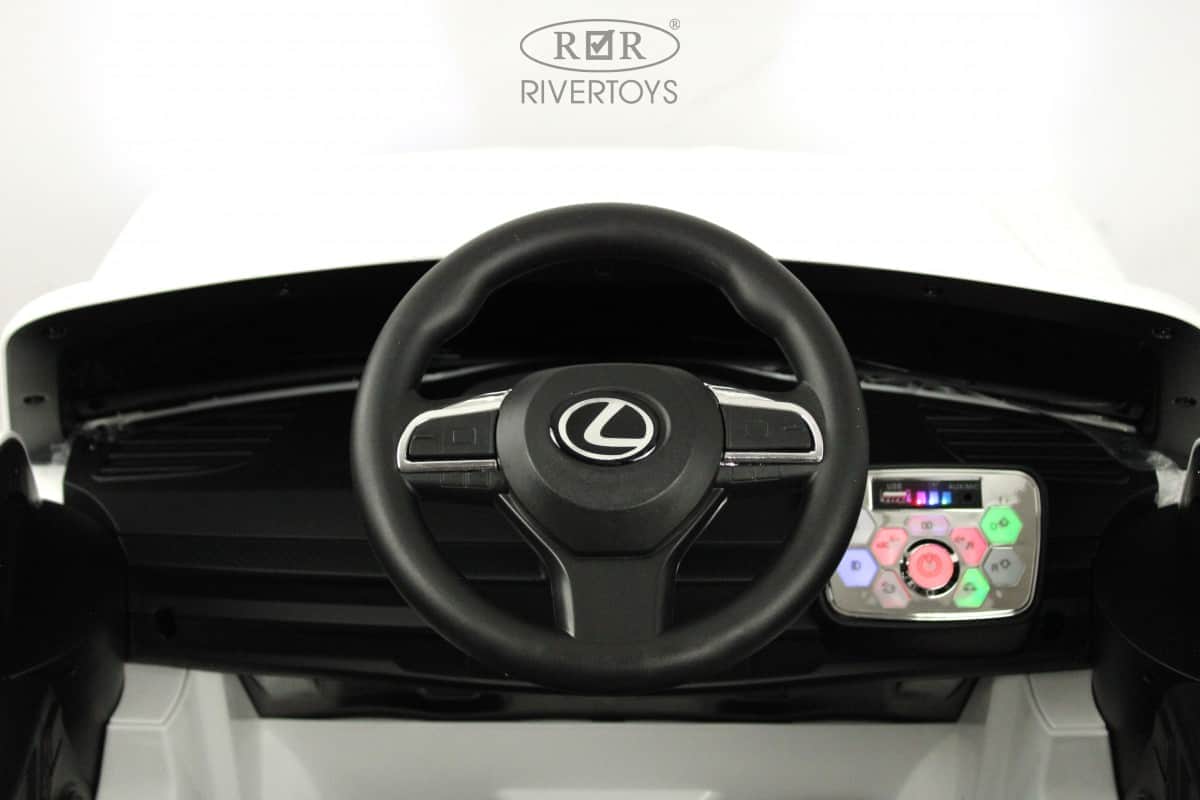 картинка Детский электромобиль Lexus 570 (E555EE) белый 