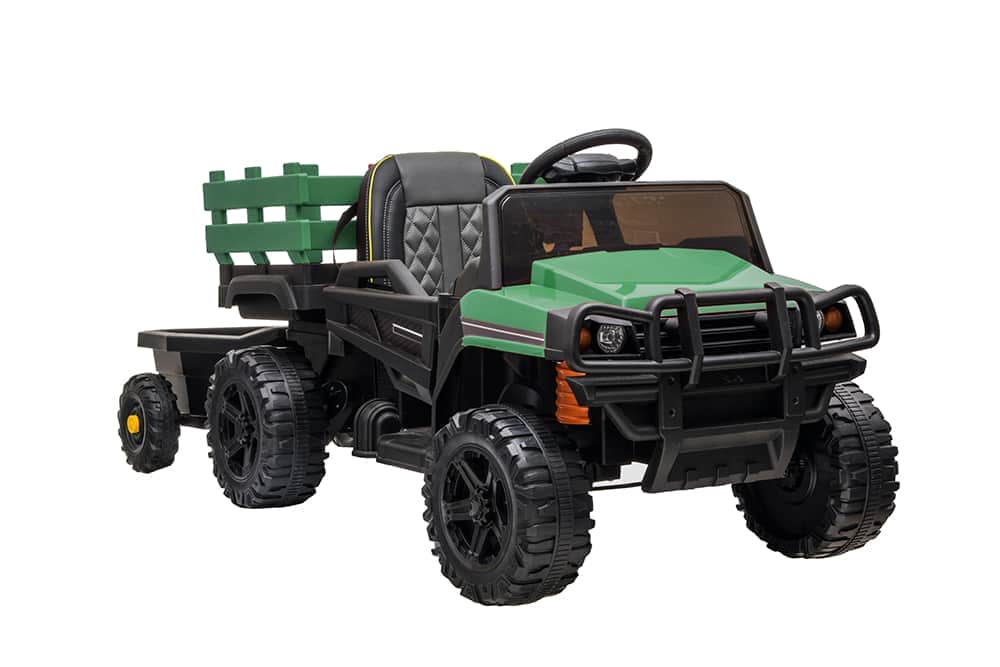 картинка Детский электромобиль Bettyma квадроцикл с прицепом 2WD 12V - BDM0926-GREEN 