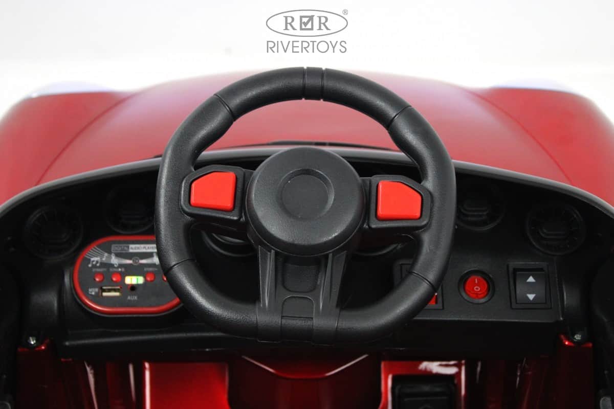 картинка Детский электромобиль F333FF красный глянец 