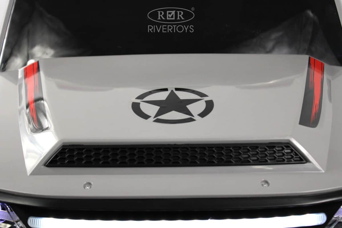 картинка Детский электромобиль X888XX серый 