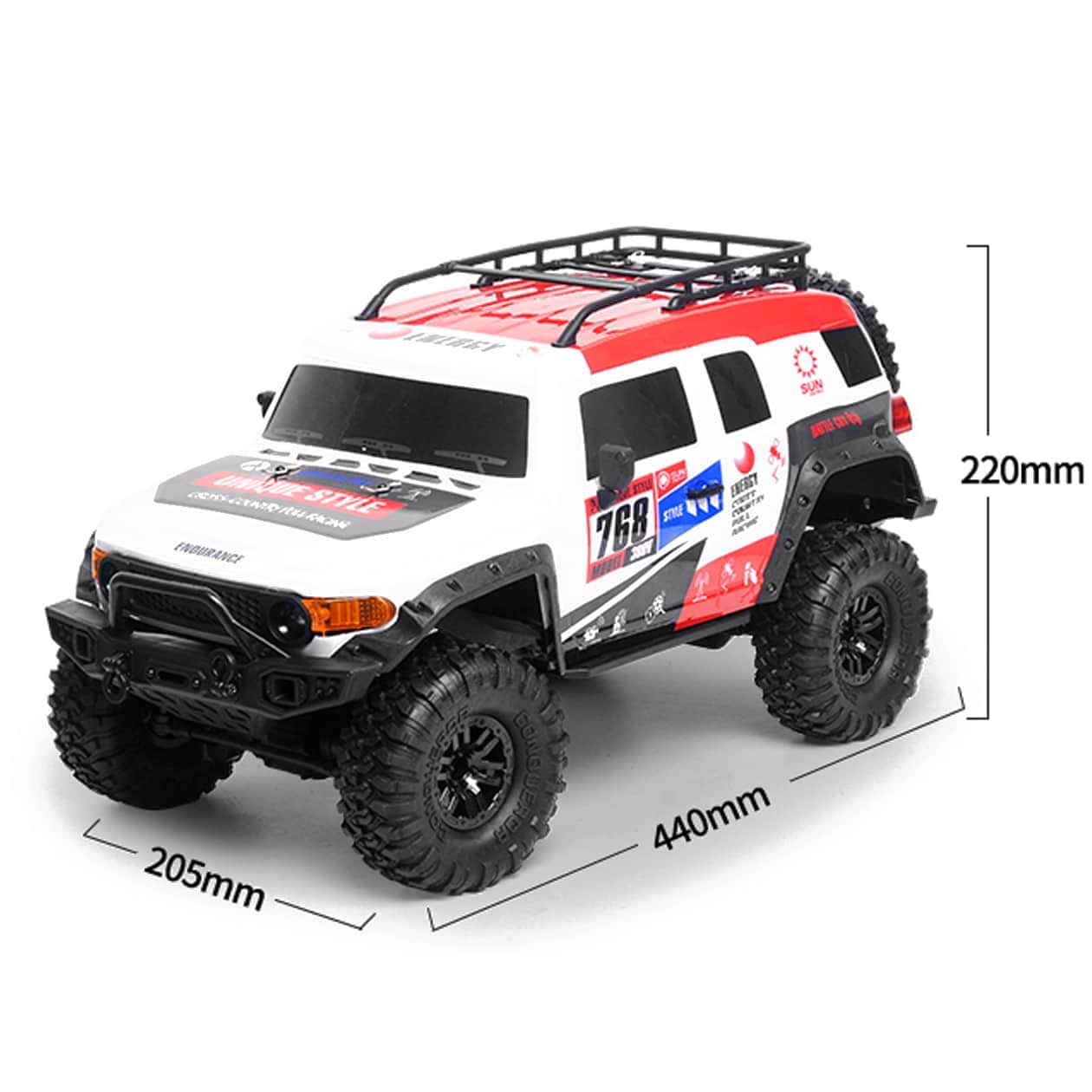 картинка Радиоуправляемый краулер HB Beast Climbing (44 см, 4WD, 1:10) - HB-ZP1008 
