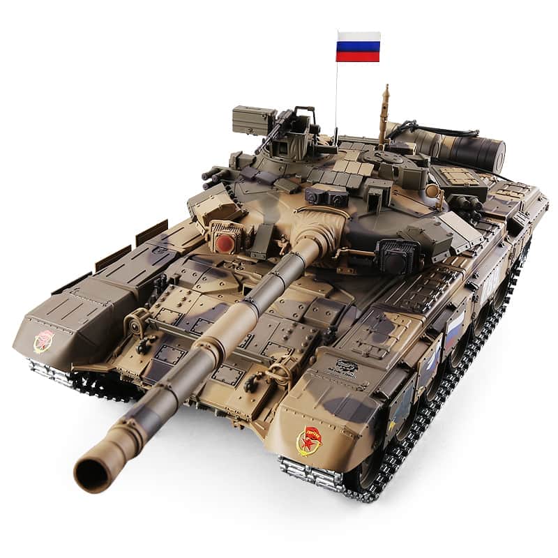 картинка Радиоуправляемый танк Heng Long T90 Pro Russia 1:16 (ИК+Пневмо) 2.4G - 3938-1PRO-MS V6.0 
