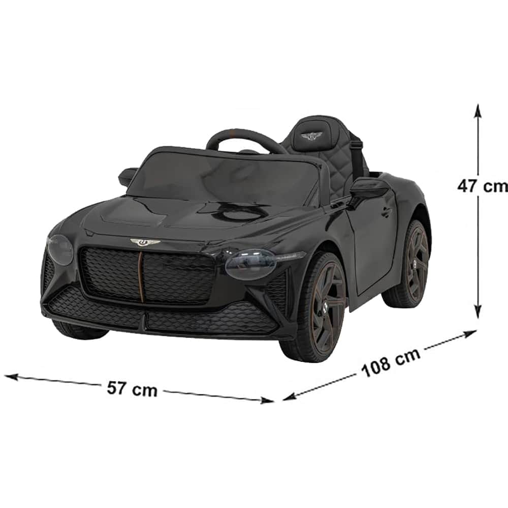 картинка Детский электромобиль Bentley Bacalar (полный привод, 12V) - JE1008-BLACK 