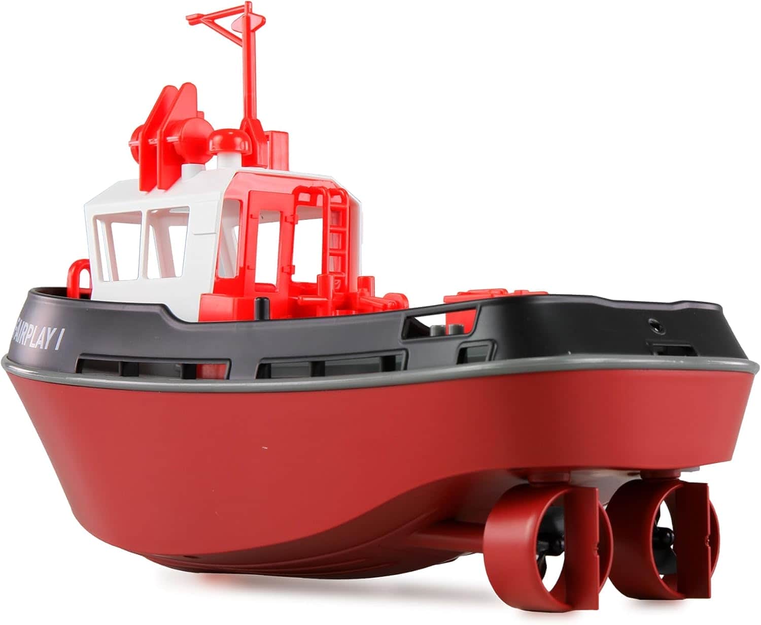 картинка Радиоуправляемый буксир Tugboat черный 2.4G 1:72 - HL-3800-B 