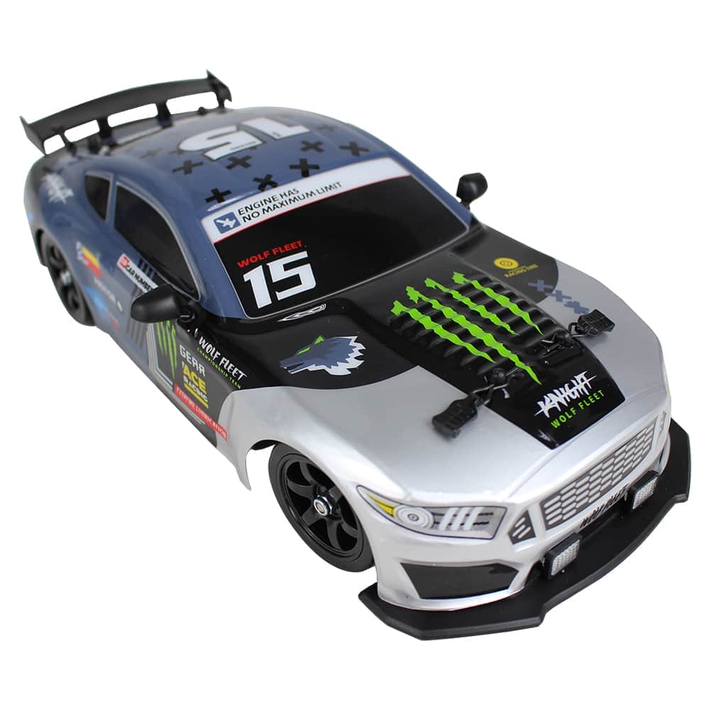 картинка Радиоуправляемая машина для дрифта HB Ford Mustang (4WD, свет, пар, акб, 1:16) - SC16A05-1 