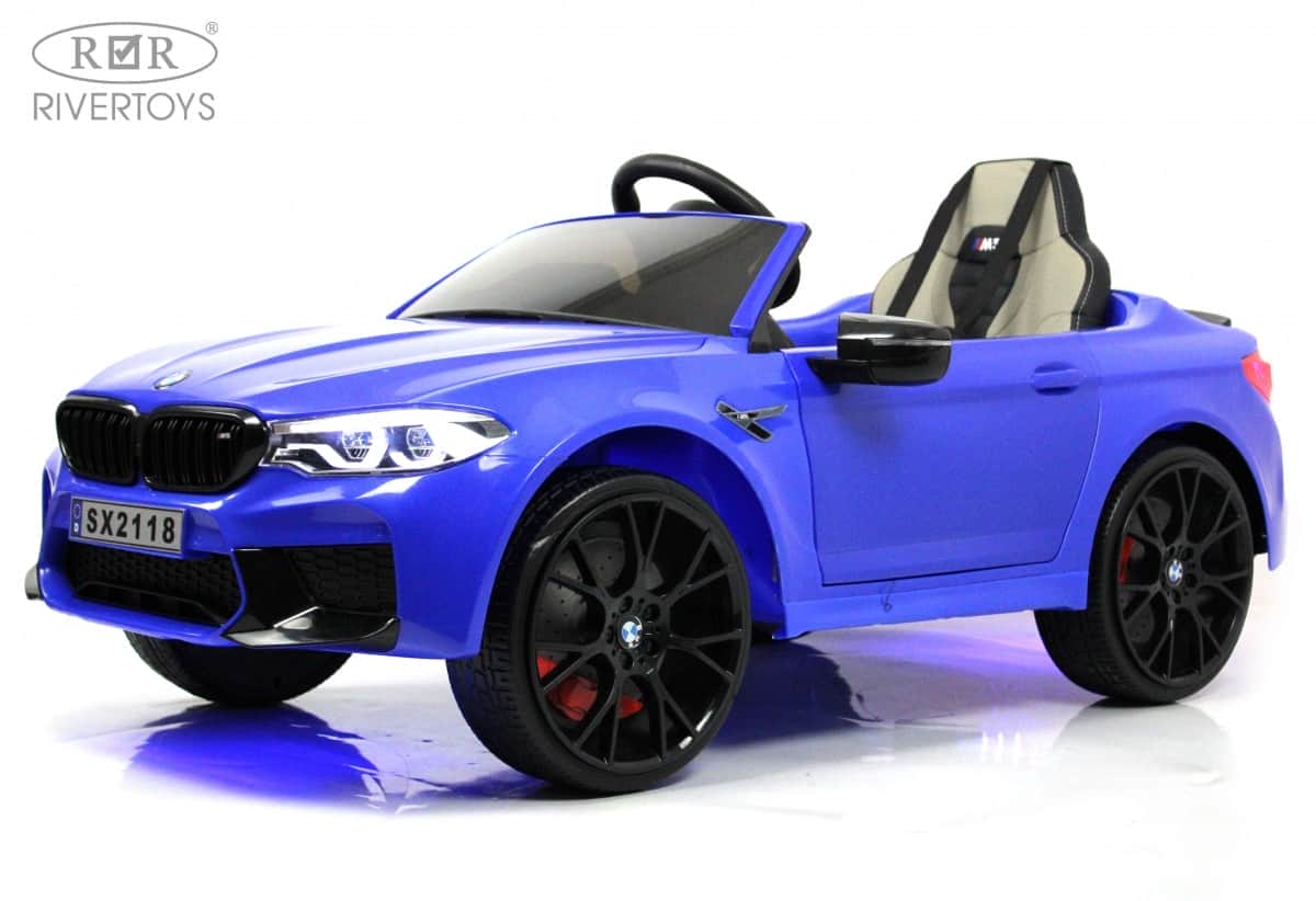 картинка Детский электромобиль BMW M5 Competition (A555MP) синий 