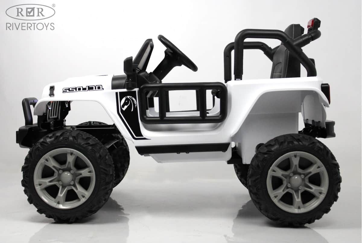 картинка Детский электромобиль T222TT 4WD белый 