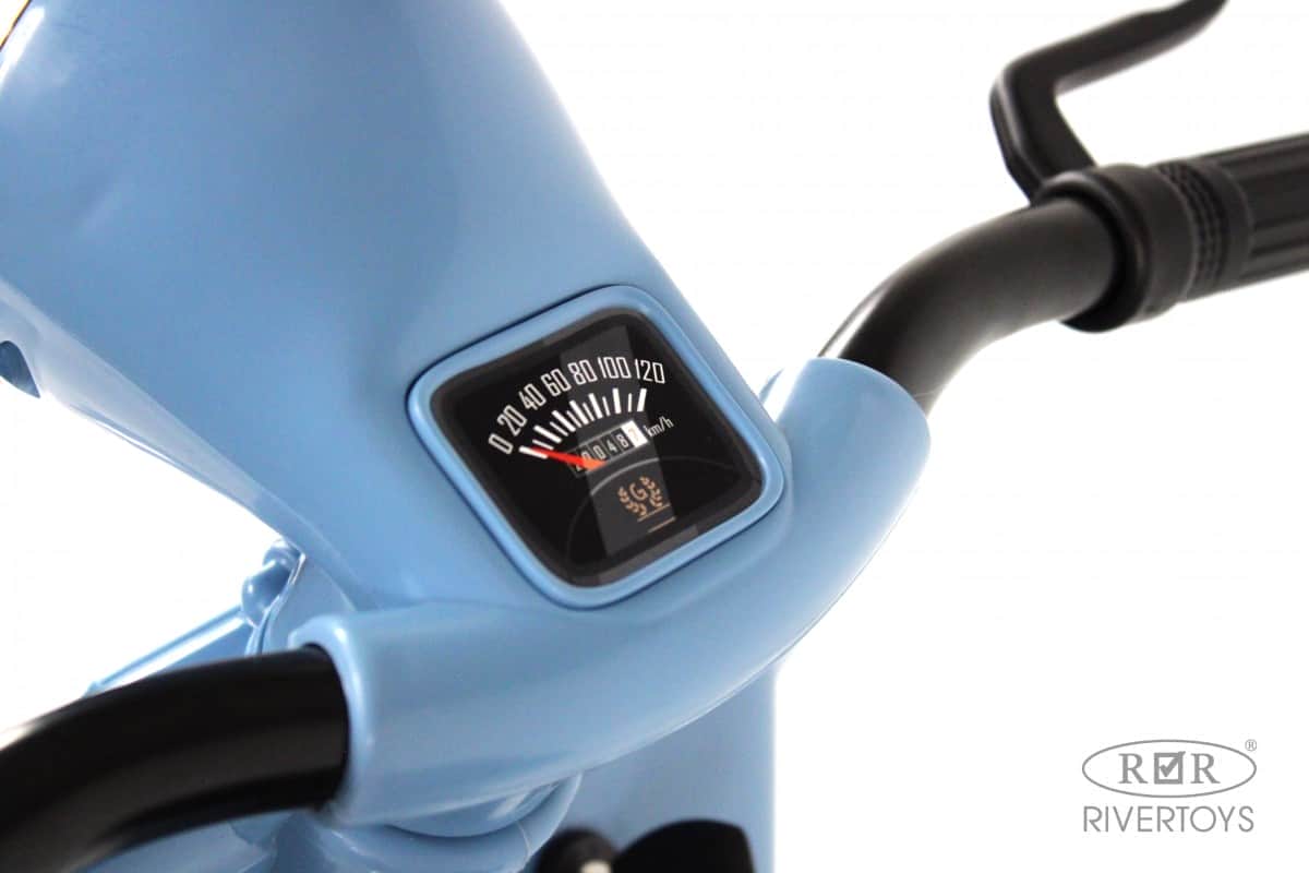 картинка Детский электроскутер VESPA (M888MM) синий 