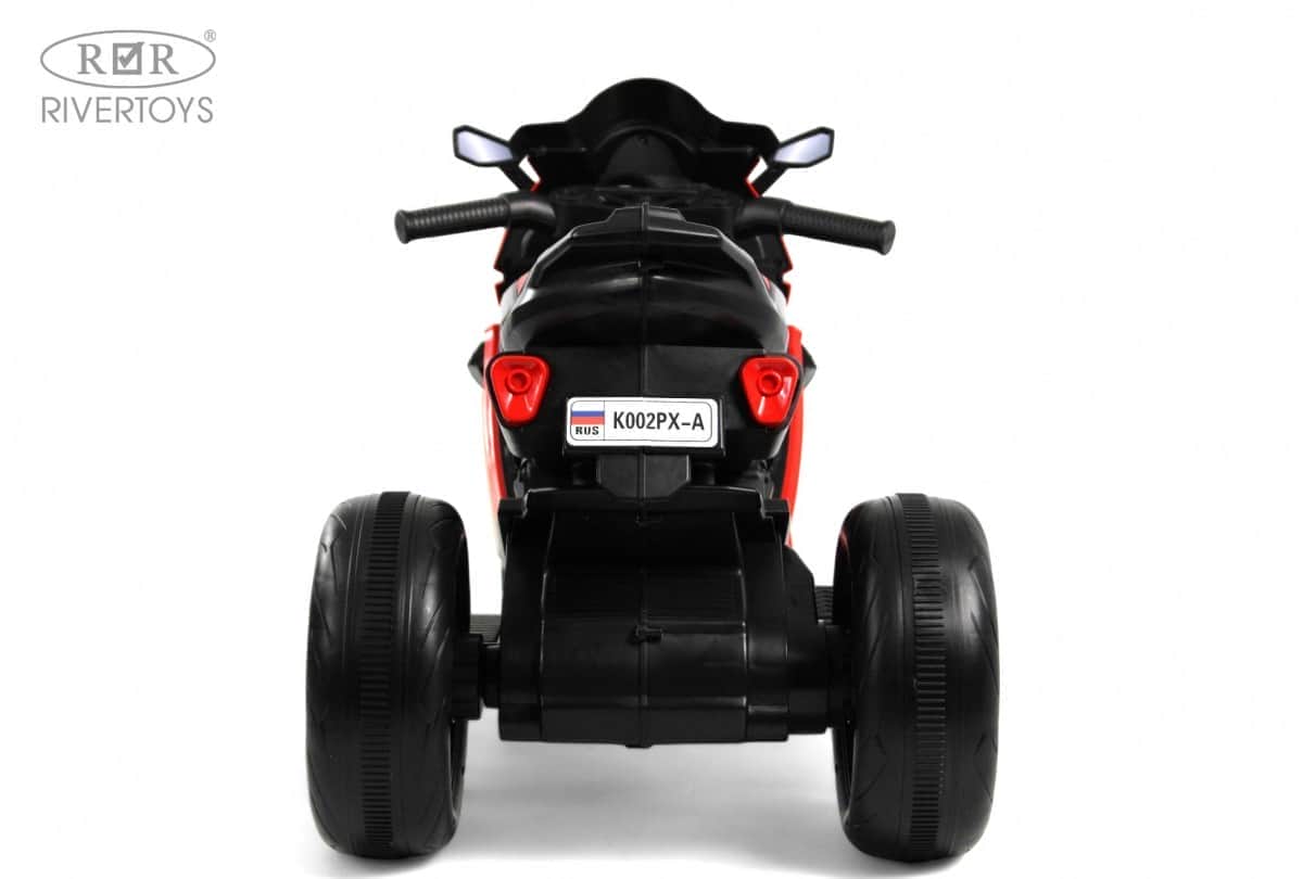 картинка Детский электротрицикл K002PX-A красный 
