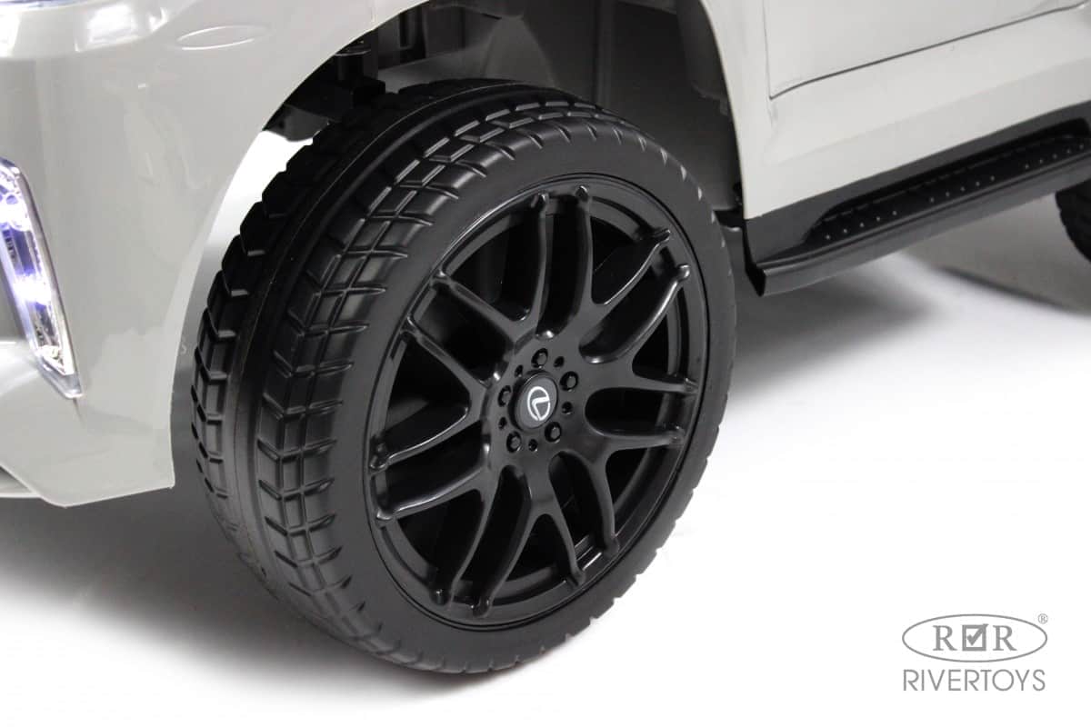 картинка Детский электромобиль Lexus 570 (E555EE) серый 