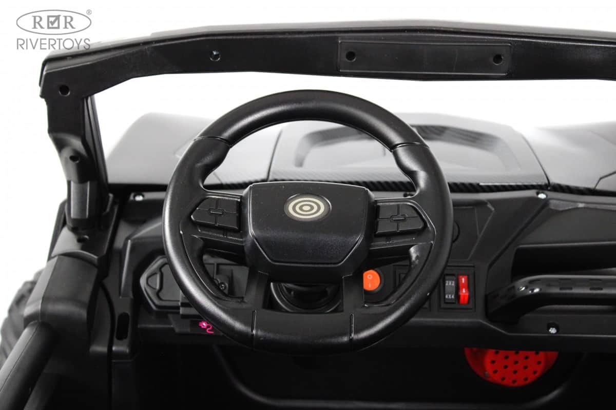картинка Детский электромобиль K555KK 4WD 24V черный 