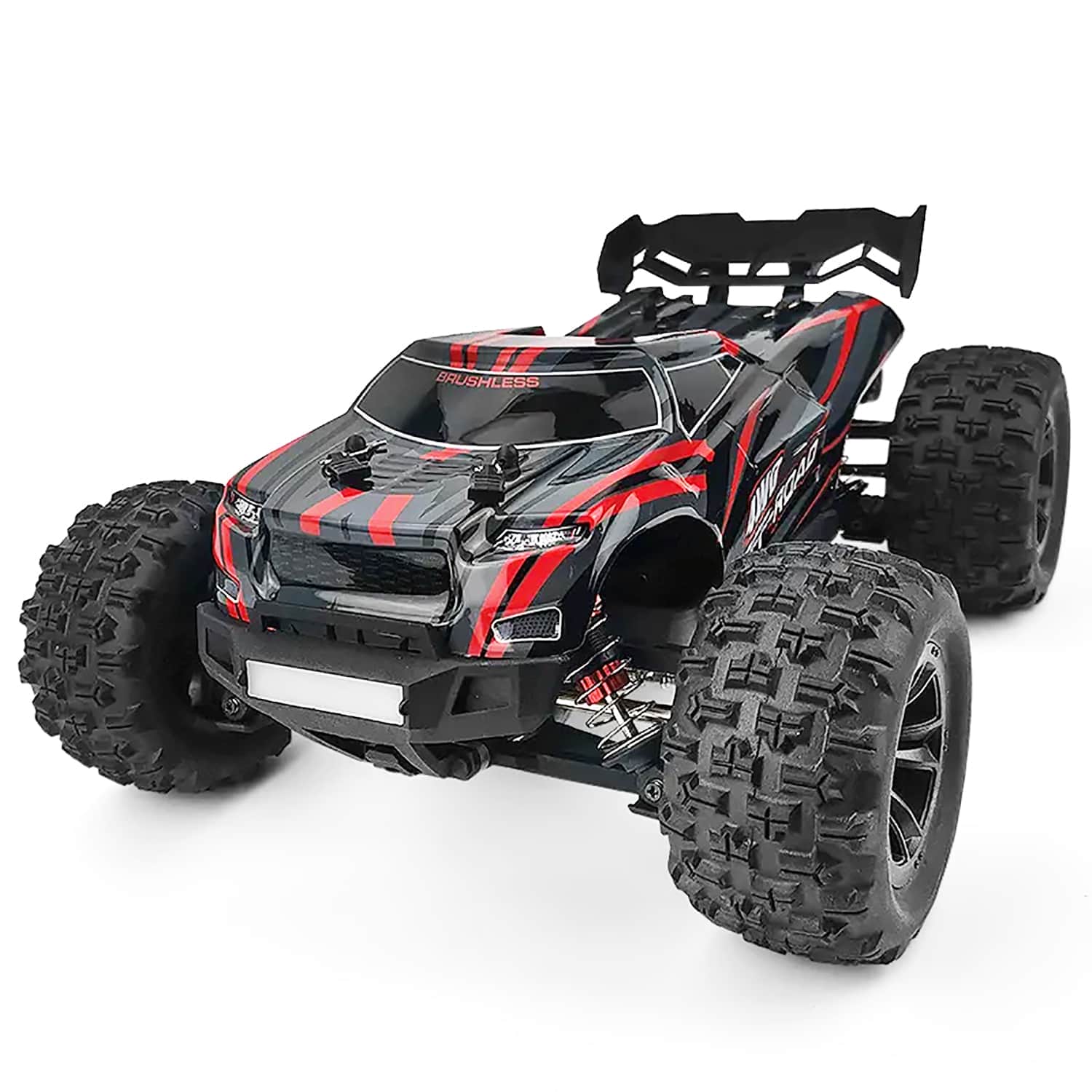 картинка Радиоуправляемый внедорожник MJX Hyper Go 4WD Brushless Truggy 1:16 - MJX-16210-RED 