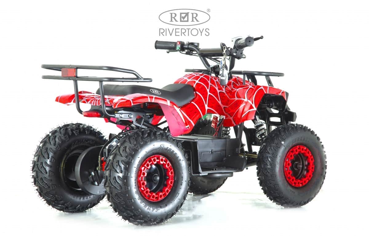 картинка Детский электроквадроцикл TIKI LUX красный Spider 
