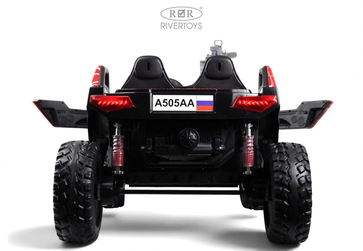 картинка Детский электромобиль A505AA-LUX красный спайдер 
