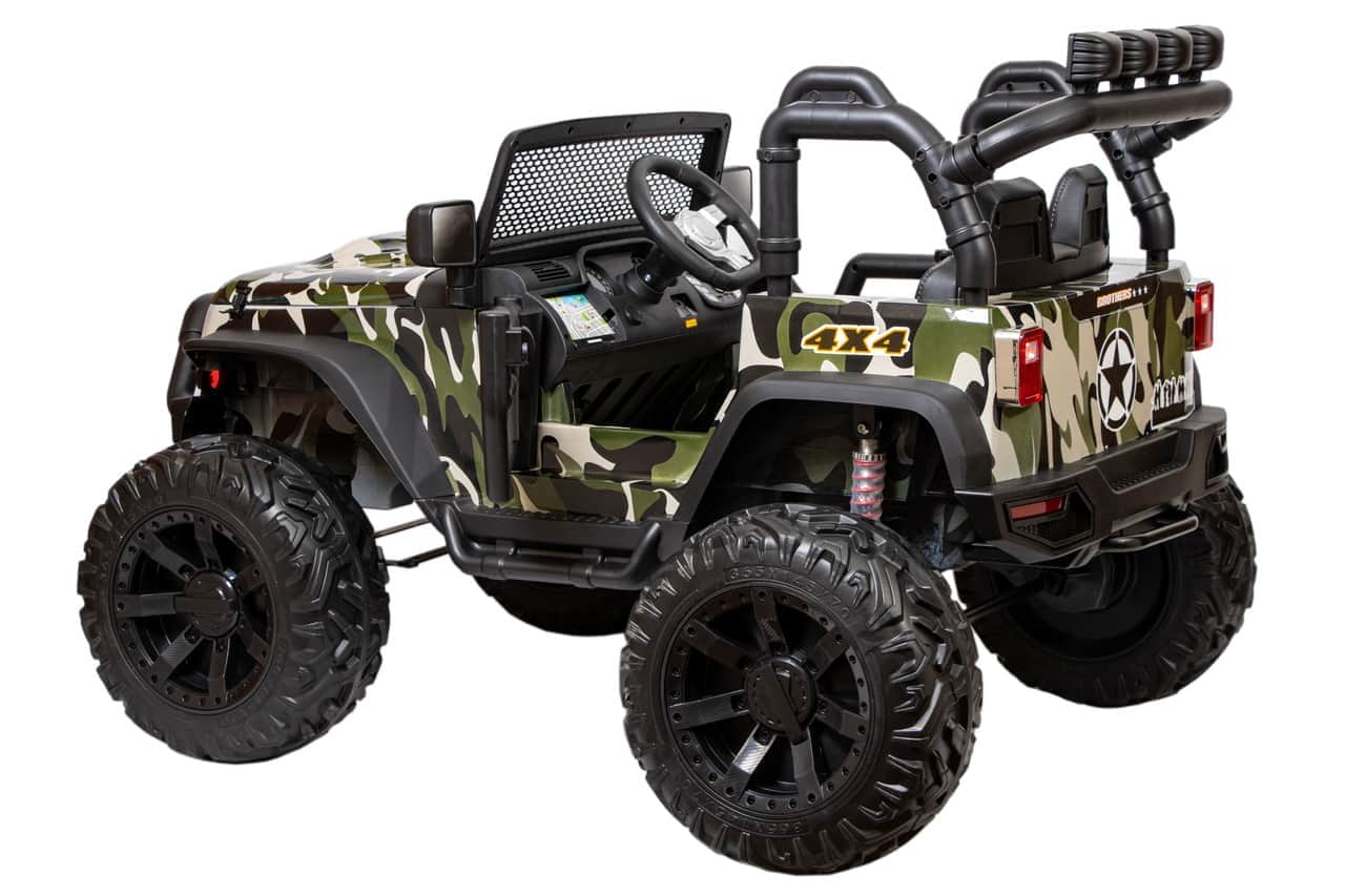 картинка Джип Jeep 24V JC666 Хаки зеленый краска 