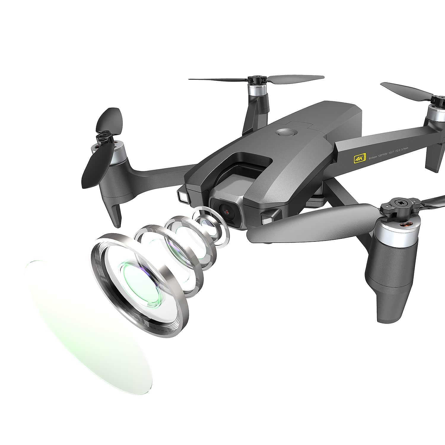 картинка Радиоуправляемый квадрокоптер MEW4-1 камера 4K FPV GPS с сумкой - MJX-MEW-1-4K 