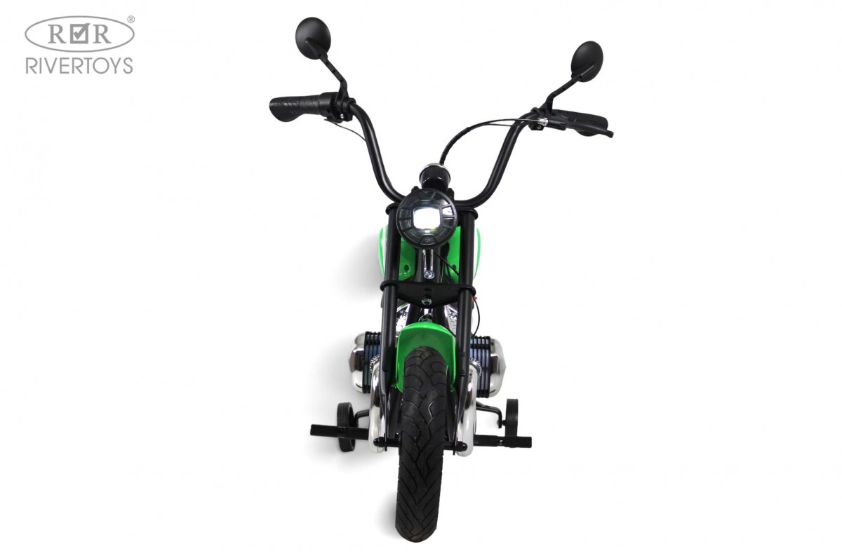картинка Детский электромотоцикл BMW R18 (A777AA-NEW) зеленый 