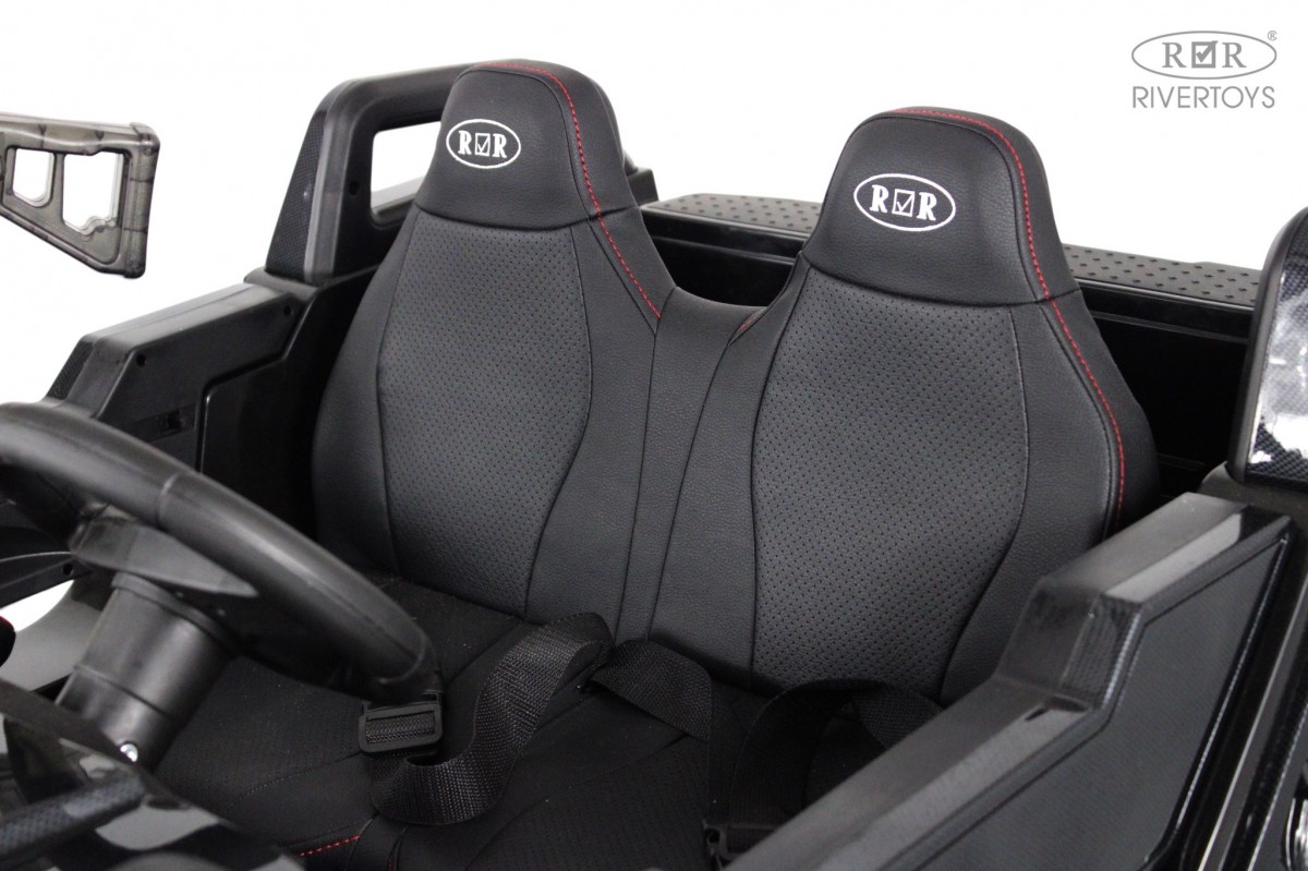 картинка Детский электромобиль A505AA-LUX черный карбон 
