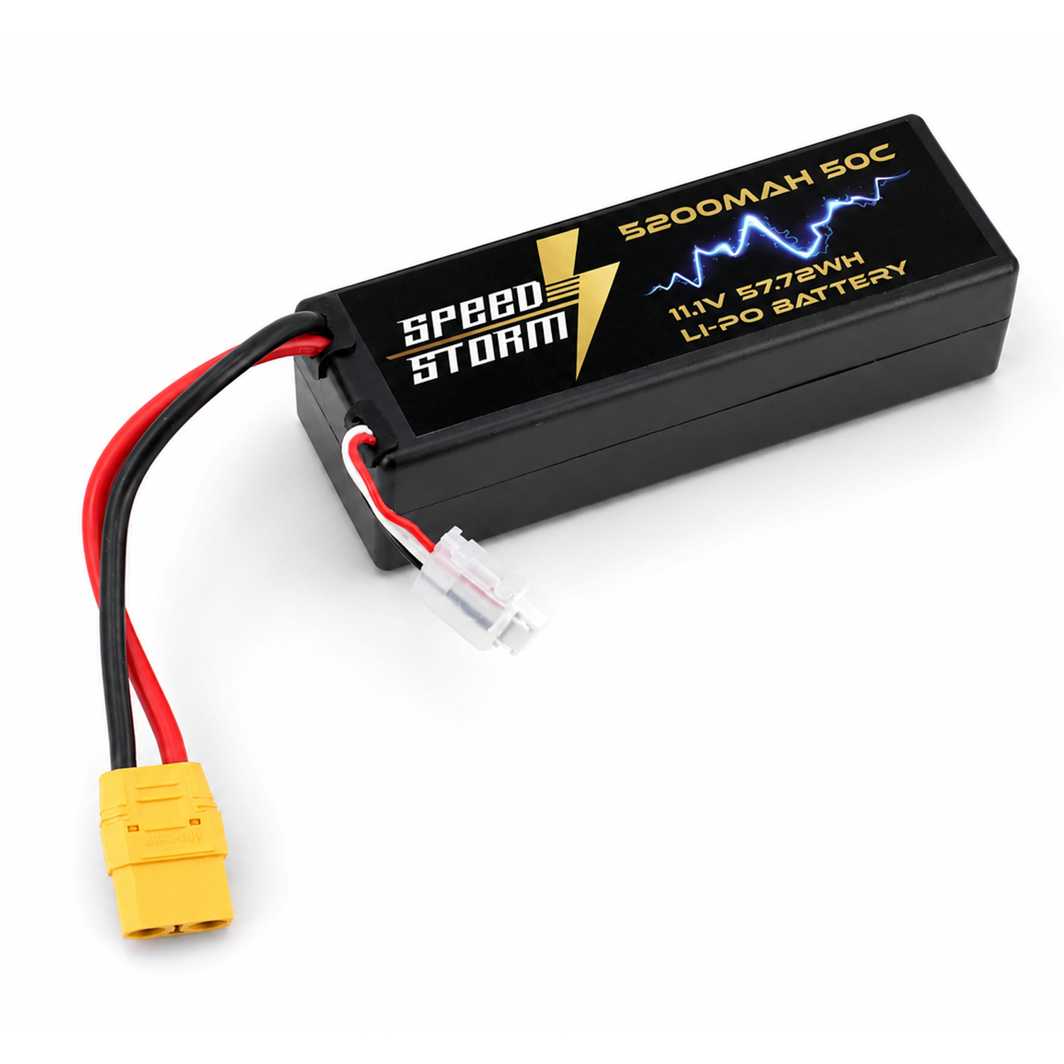 картинка Аккумулятор Speed Storm Li-Po 11.1V 50C 5200 mAh Hard Case разъем XT90 - SS-3S5200-50-XT90 