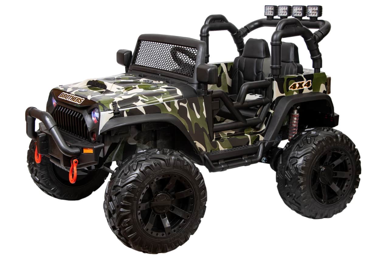 картинка Джип Jeep 24V JC666 Хаки зеленый краска 
