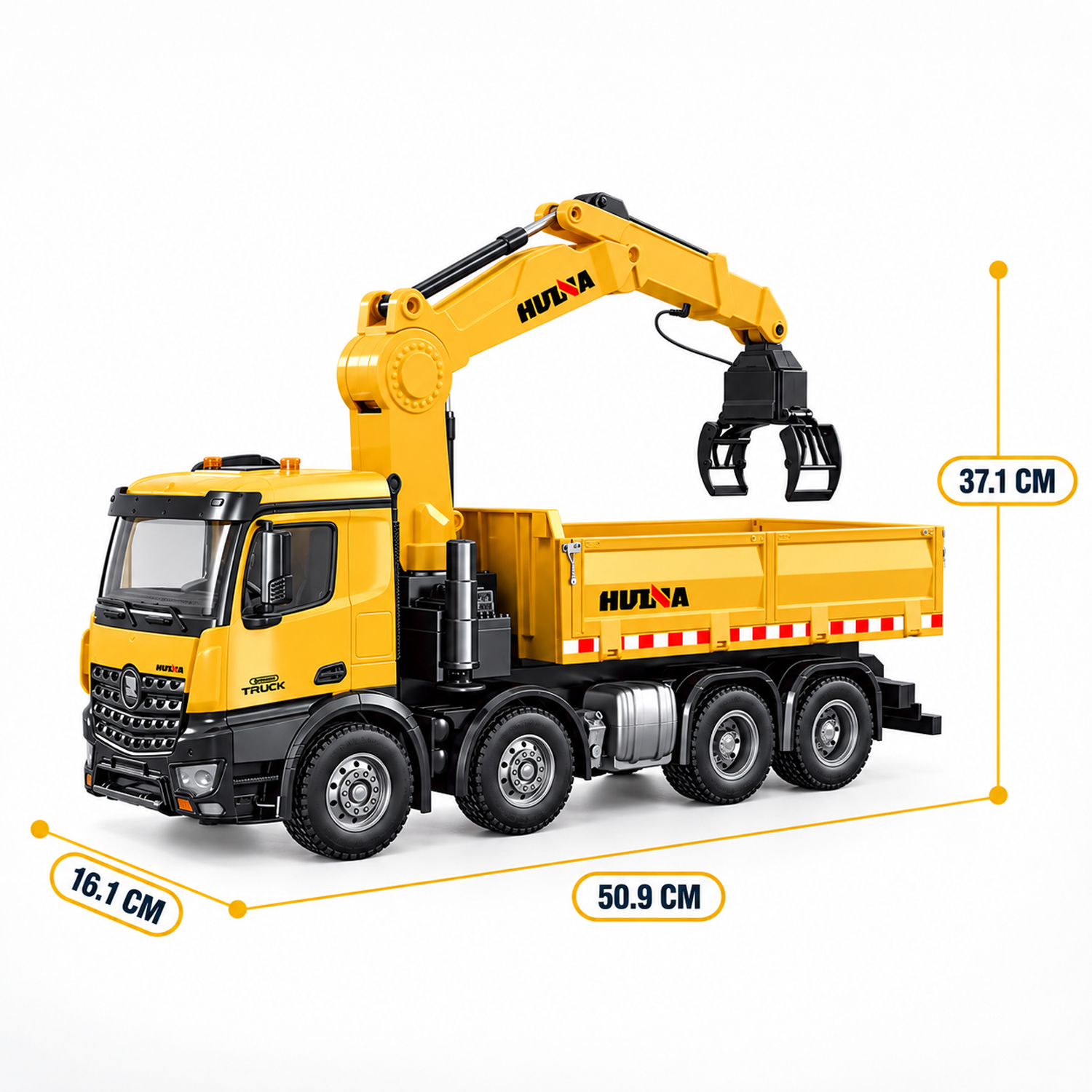 картинка Радиоуправляемый самосвал-кран-погрузчик HuiNa Toys 1:14 - HN1538 