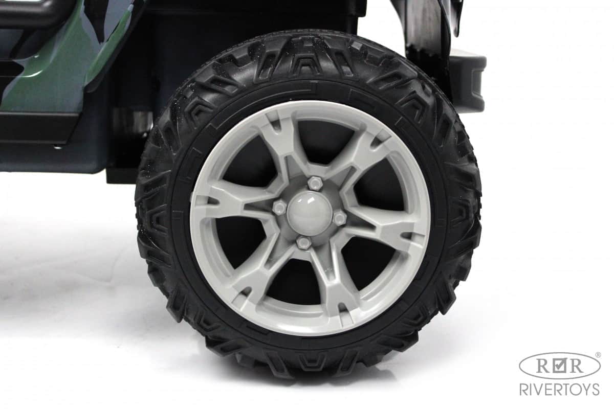 картинка Детский электромобиль T222TT 4WD камуфляж 