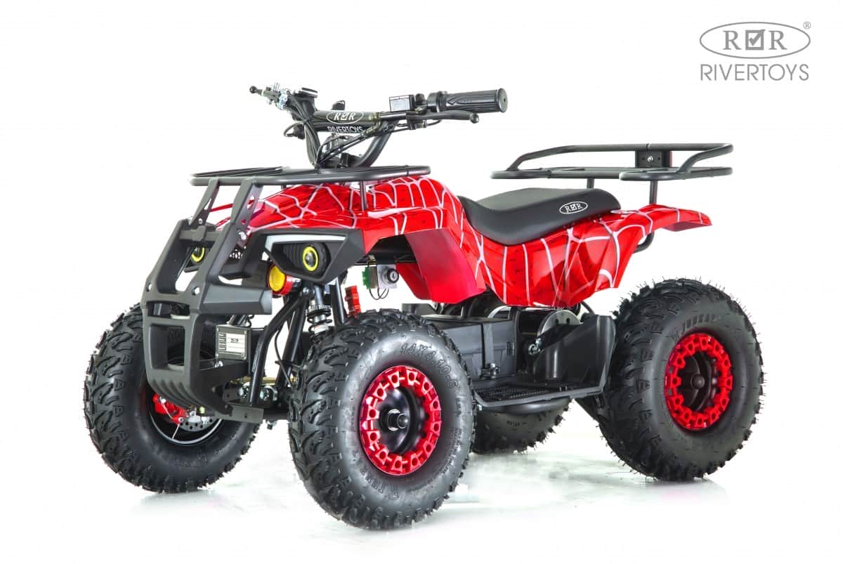 картинка Детский электроквадроцикл TIKI LUX красный Spider 