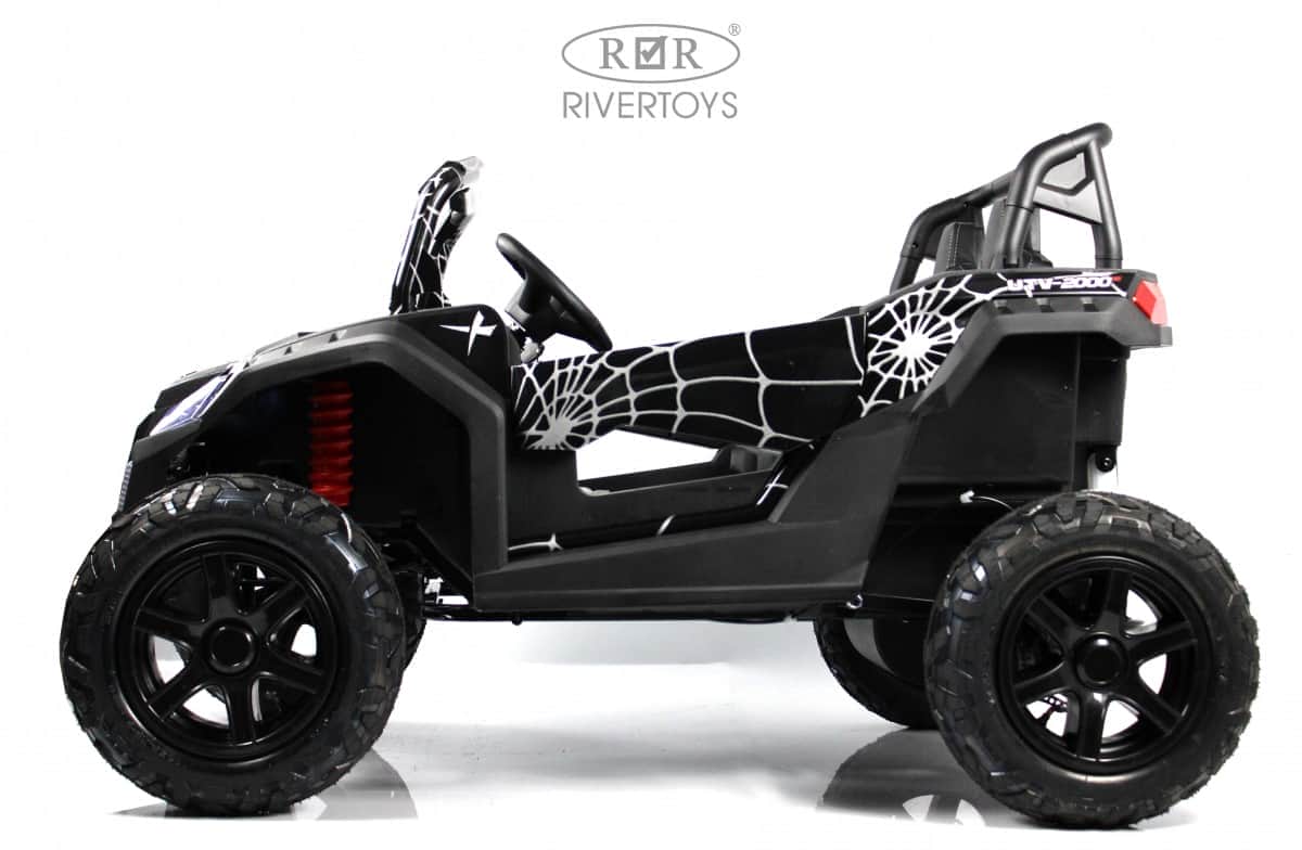 картинка Детский электромобиль M222MM черный Spider 