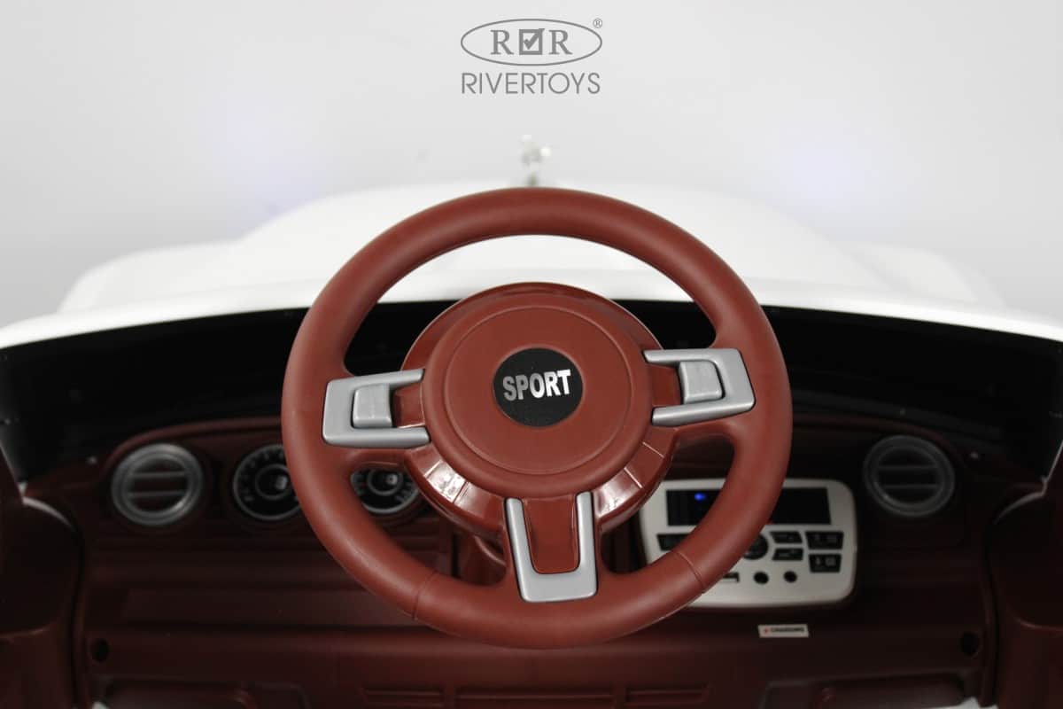 картинка Детский электромобиль K111PX белый 