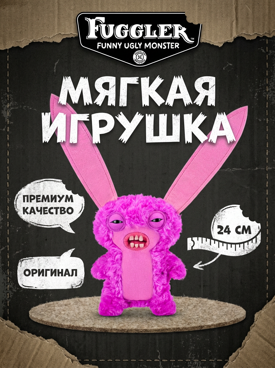 картинка Мягкая игрушка FUGGLER Лорд Длинные уши - 15713P 