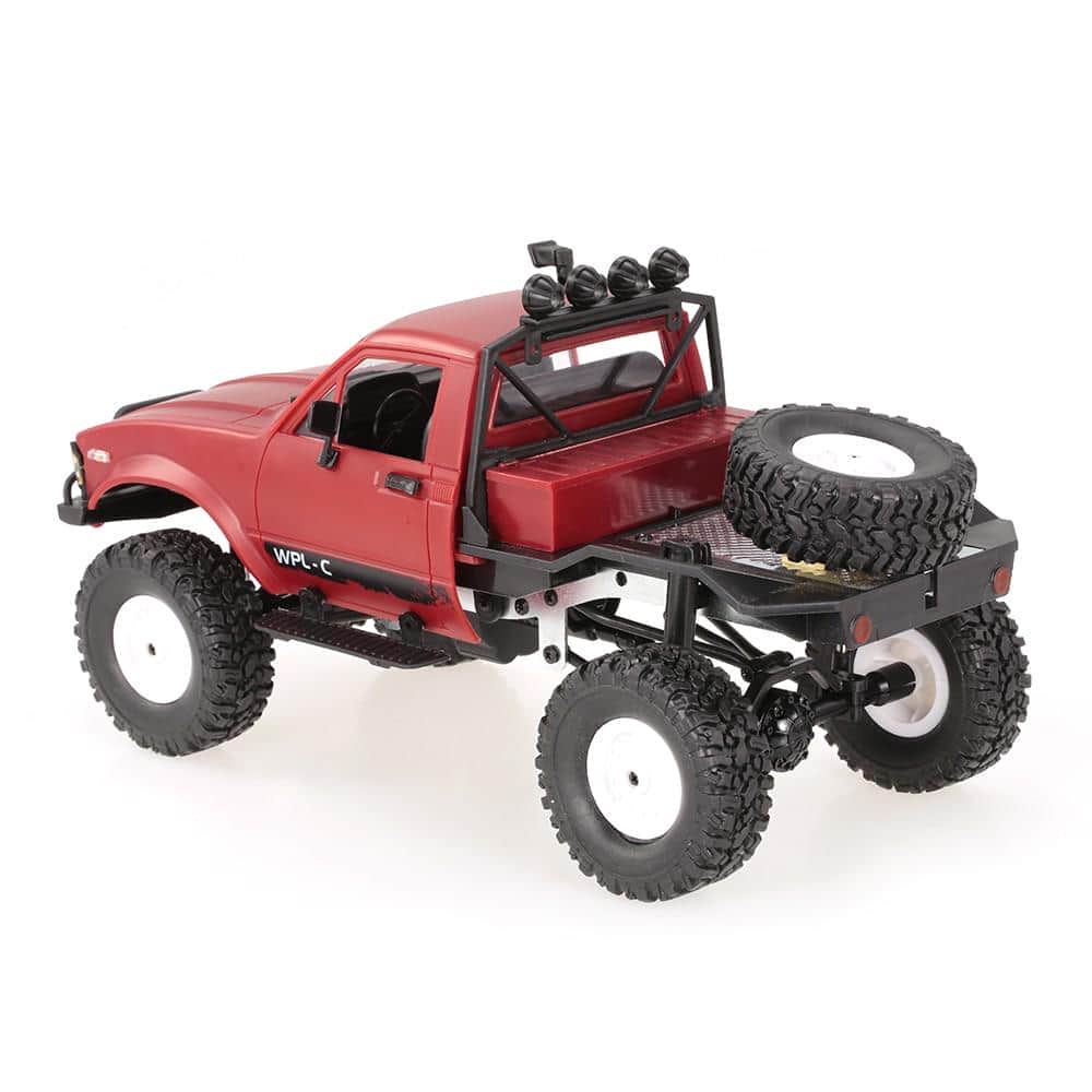 картинка Радиоуправляемая машина WPL пикап Hilux (красный) 4WD 2.4G 1:16 RTR - WPLC-14R-RED 